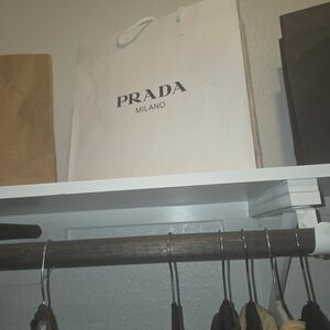 Prada Cream Storage Bag